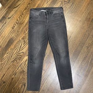 America eagle super stretch black jeans